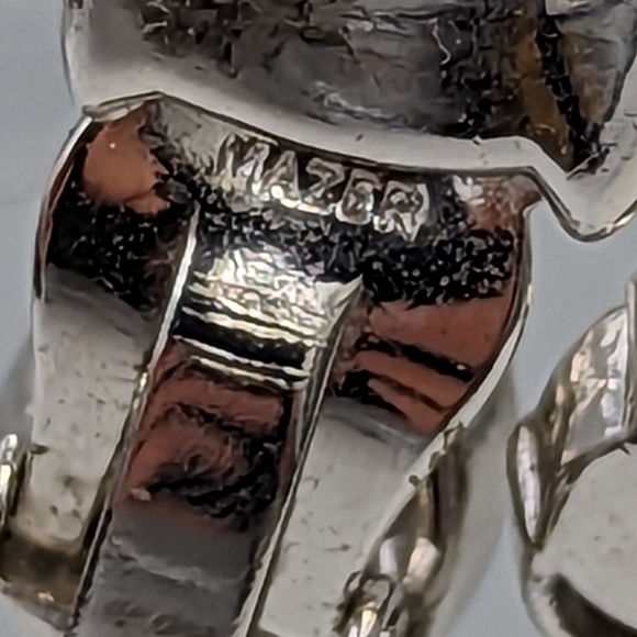 Vintage Unique Joseph Mazer Silver Tone Rhinestones Dangles Clip on Earrings - Picture 12 of 14